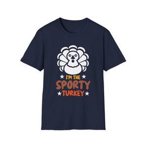 I’m the Sporty Turkey T-Shirt — Funny Thanksgiving Turkey Tee