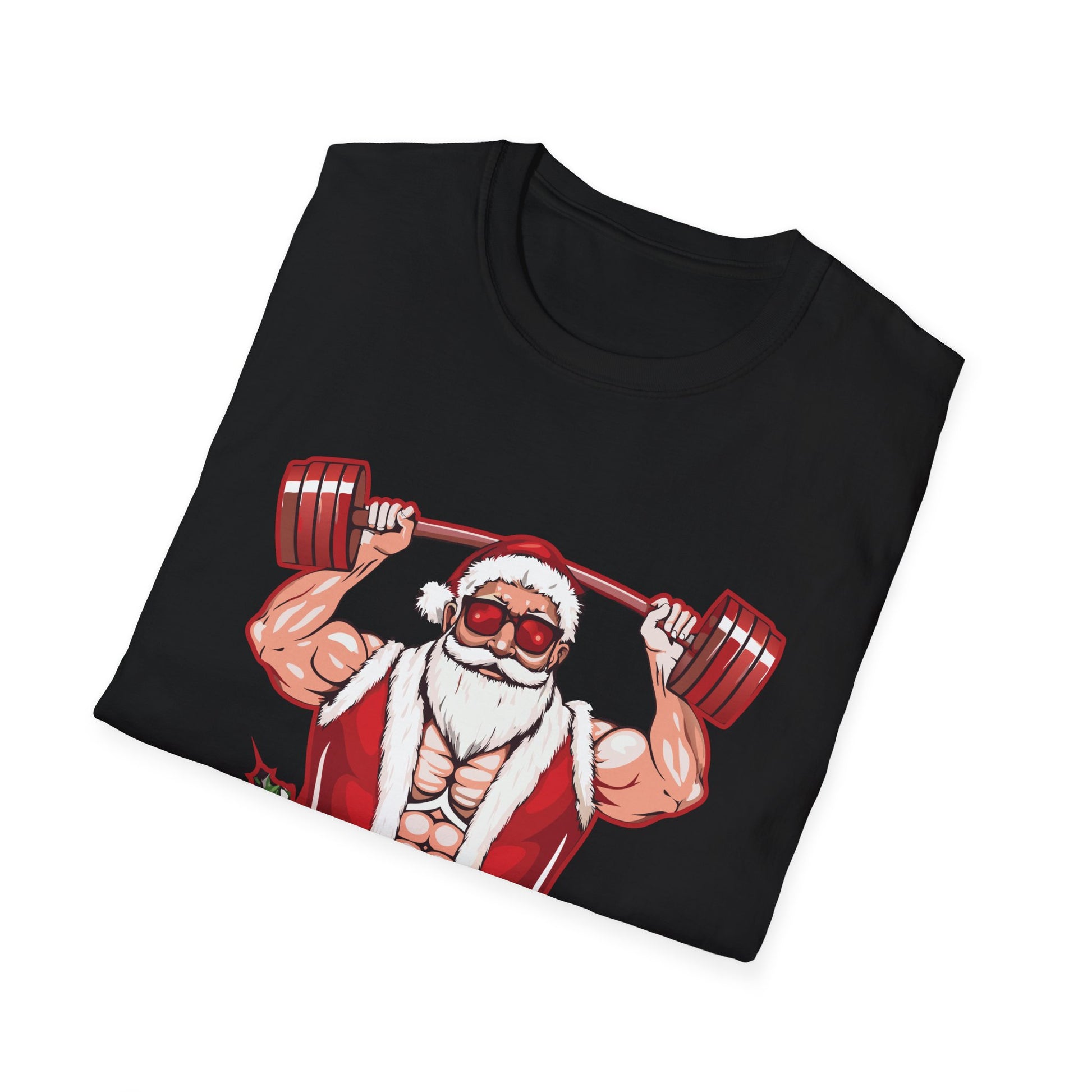 Christmas Gym Workout Ugly Christmas Merry Fitness Unisex T-Shirt