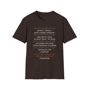 Christmas Carol Lyrics T-Shirt — 'Deck the Halls' Holiday Graphic Tee