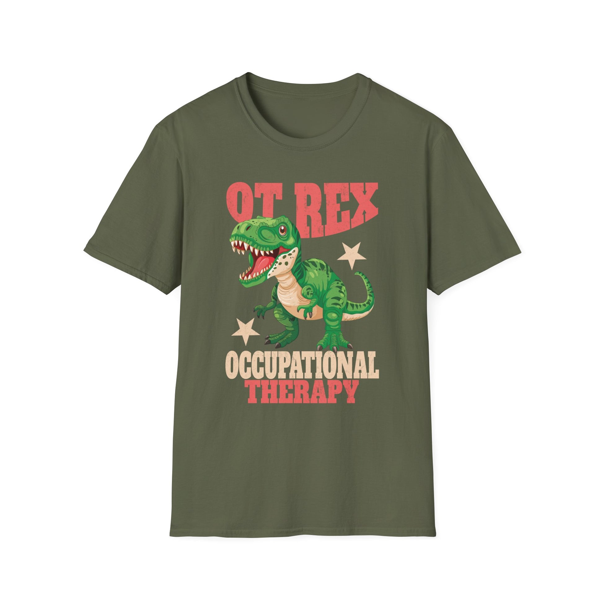 OT Rex Occupational Therapy T-Shirt — Cute Dino OT Tee for Therapists & Students