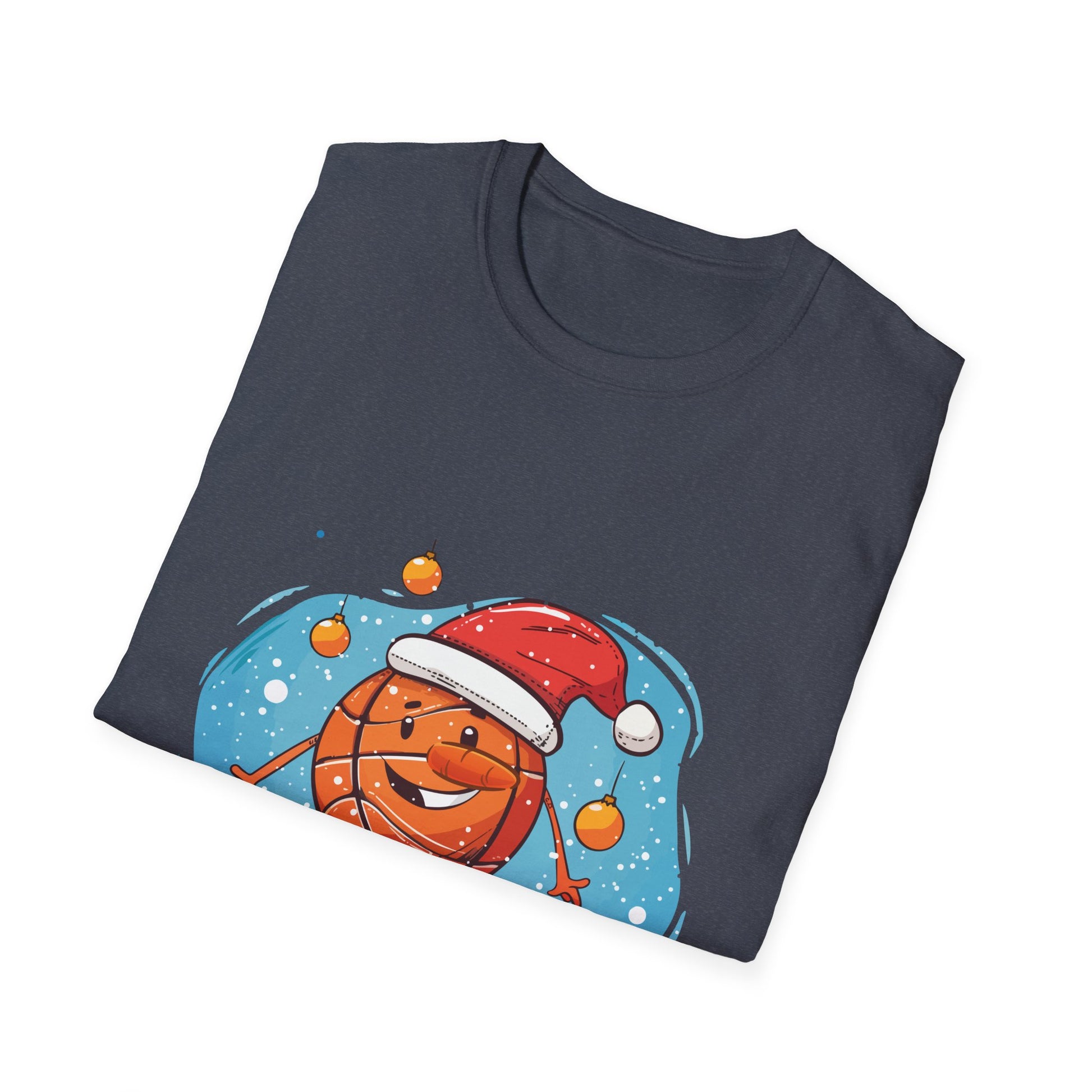 Christmas Basketball Snowman Shirt Basketball Christmas Unisex T-Shirt