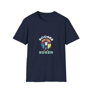 Booger Suger Retro Bigfoot T-Shirt — Funny Sasquatch Graphic Tee