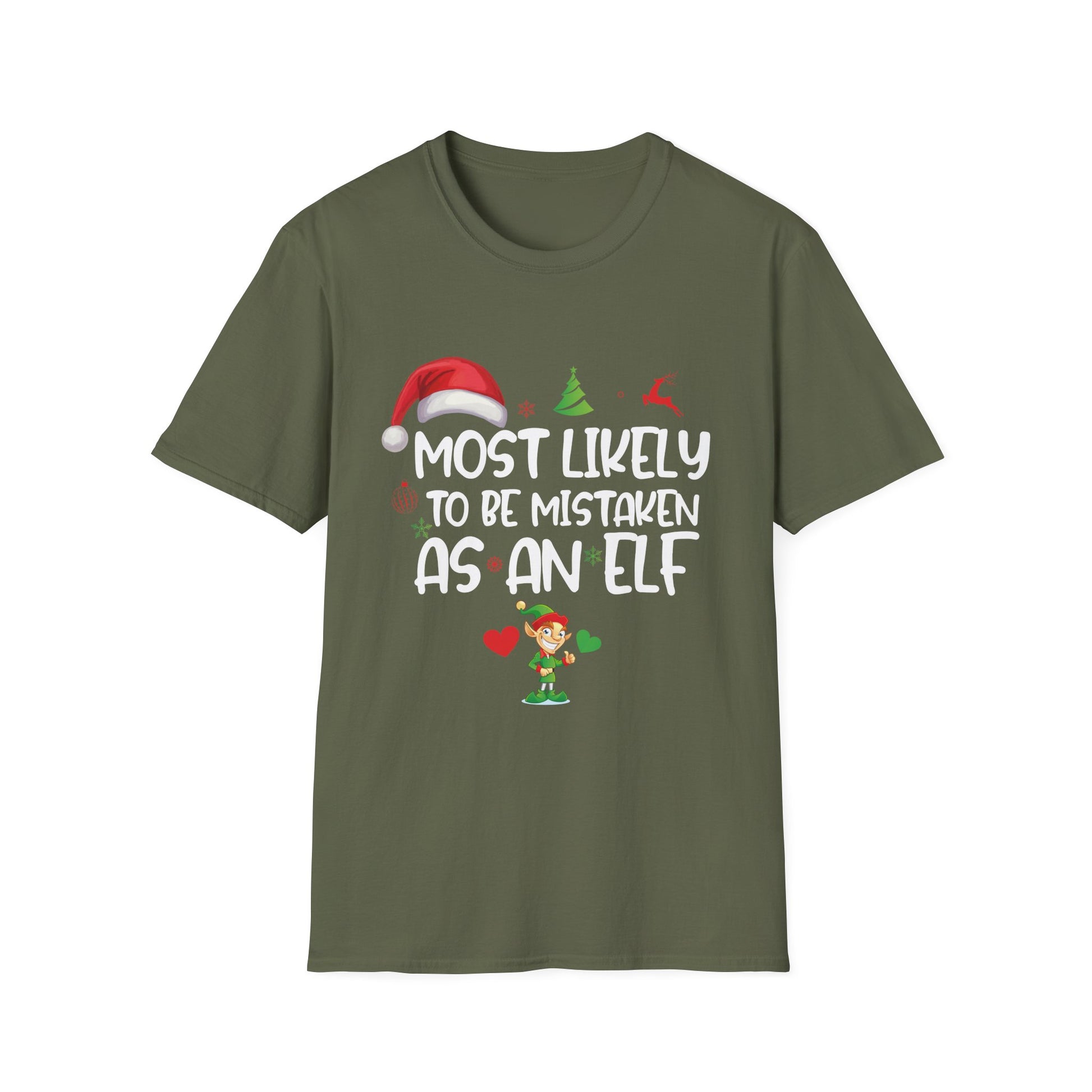 Most Likely To Be Mistaken As An Elf Family Christmas T-Shirt