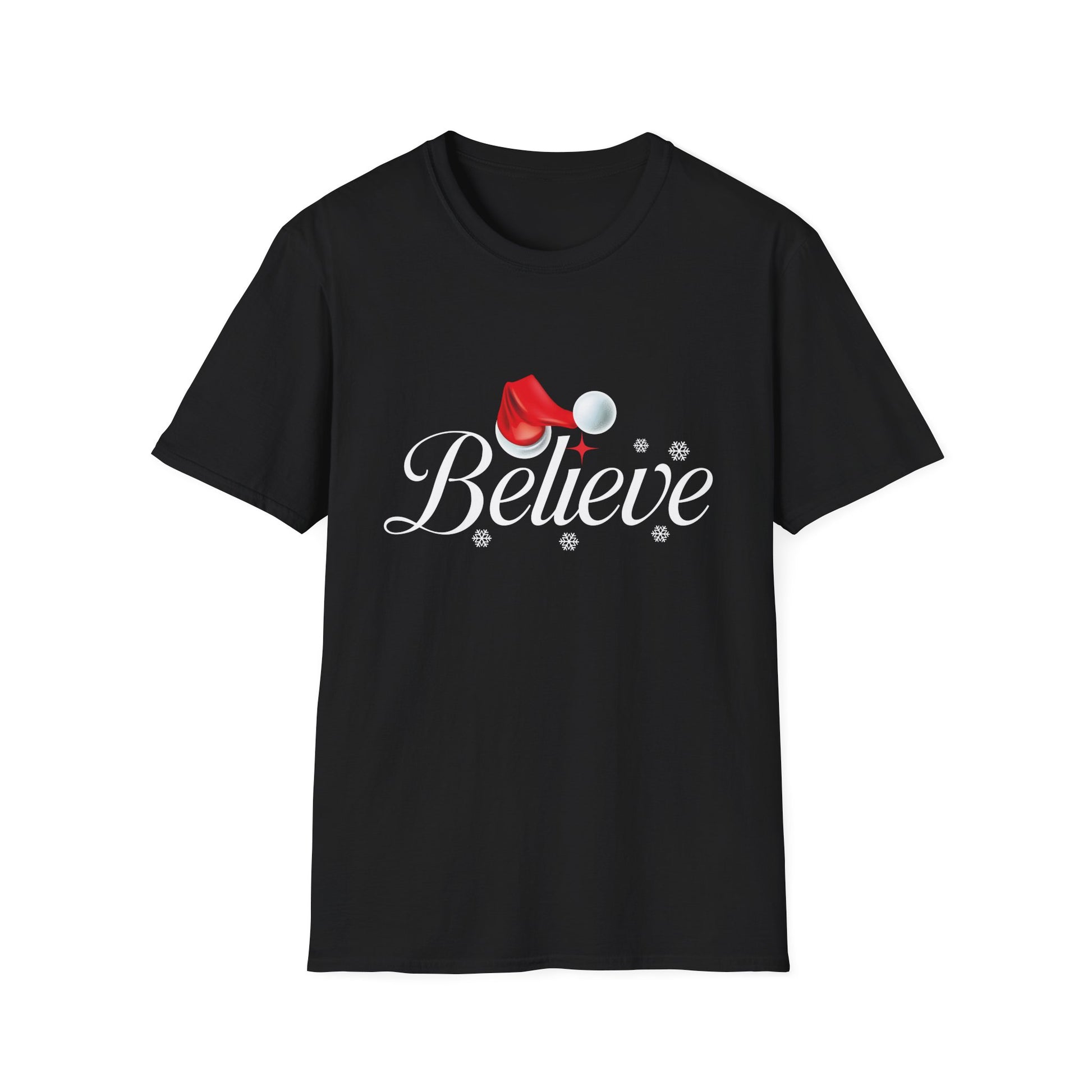 Believe Christmas Shirt Xmas Graphic  Christmas Vacation Unisex T-Shirt