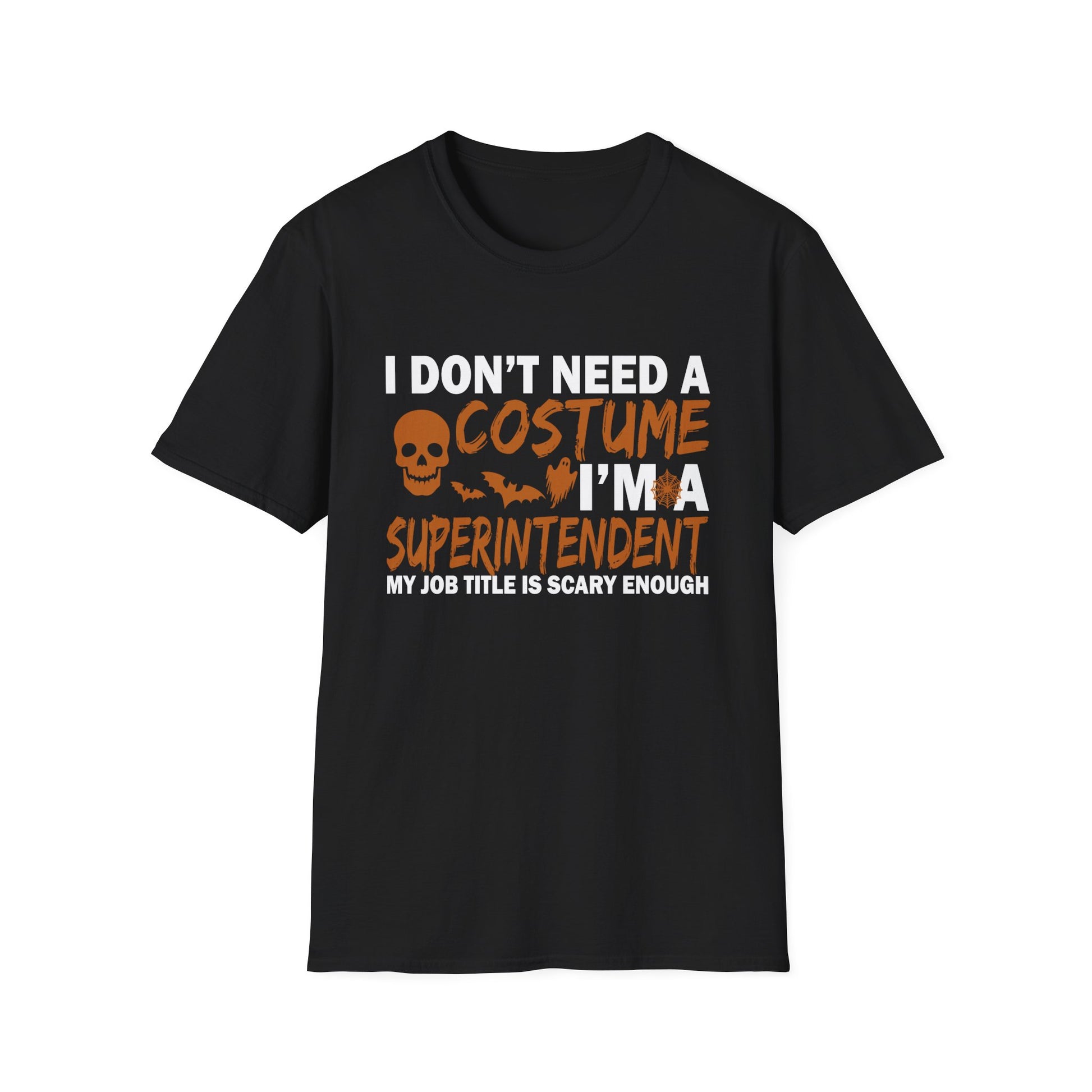 Lazy Halloween Costume - School Superintendent Halloween TeeUnisex Softstyle T-Shirt