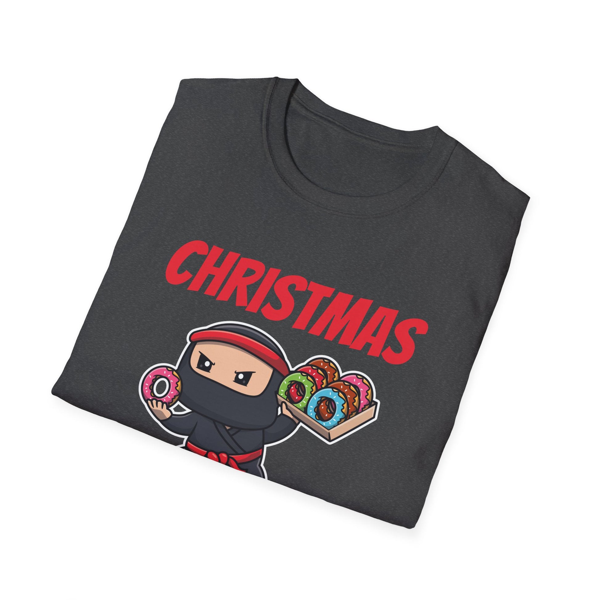 Christmas Ninjabread Man T-Shirt — Cute Ninja Gingerbread Holiday Tee