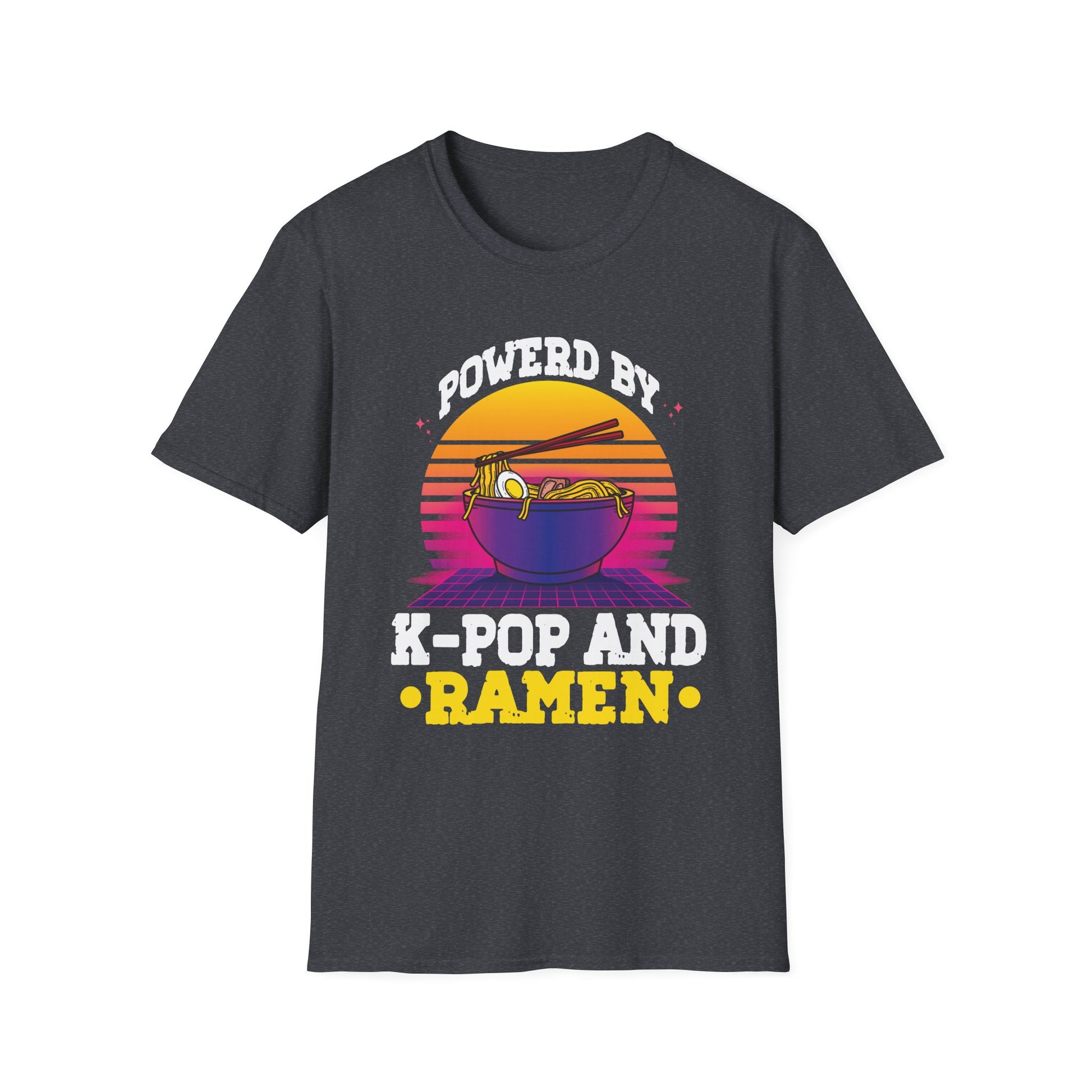 Powered by K-pop and Ramen Kpop Merch Merchandise Unisex T-Shirt