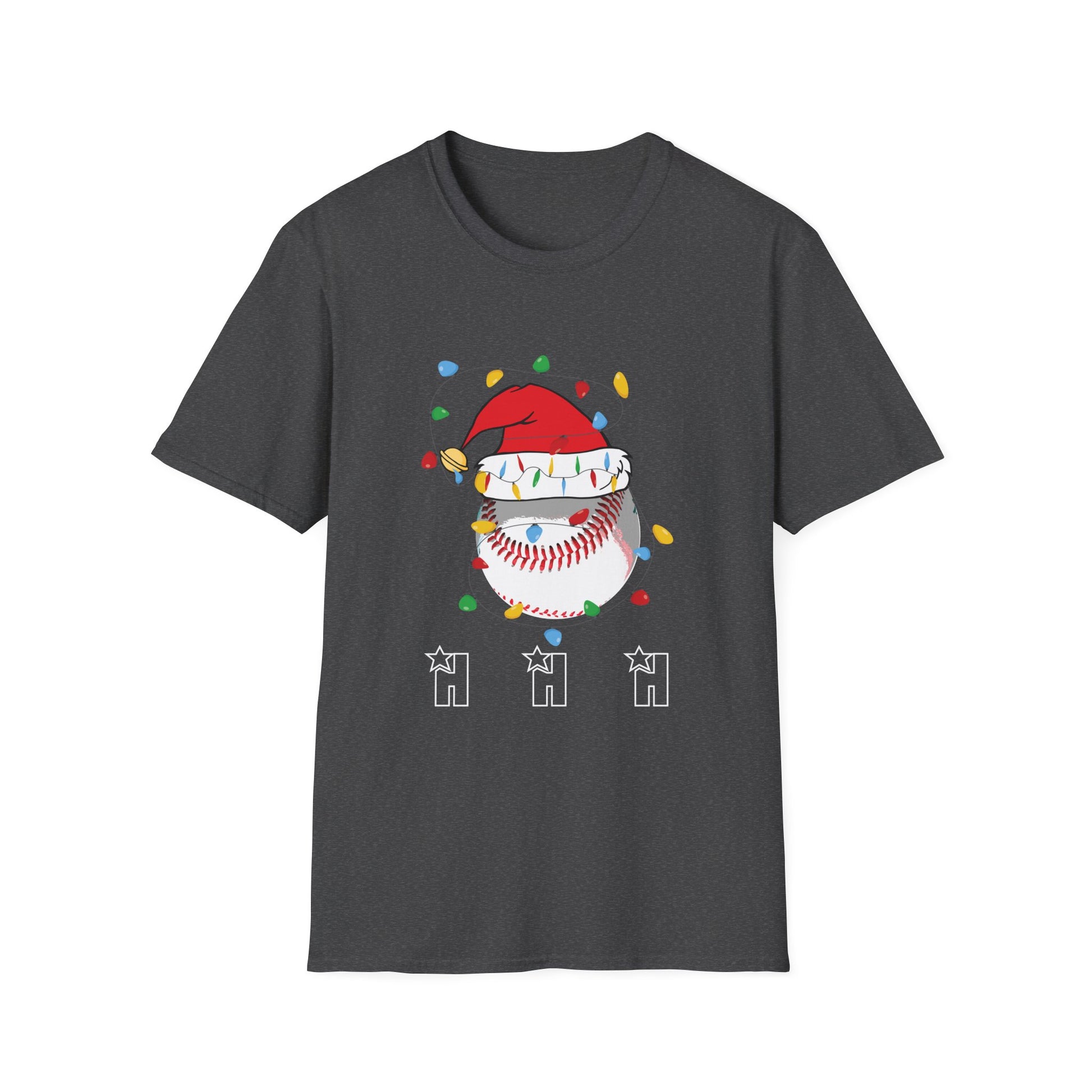 Christmas Ho Ho Ho Baseball Christmas Unisex T-Shirt