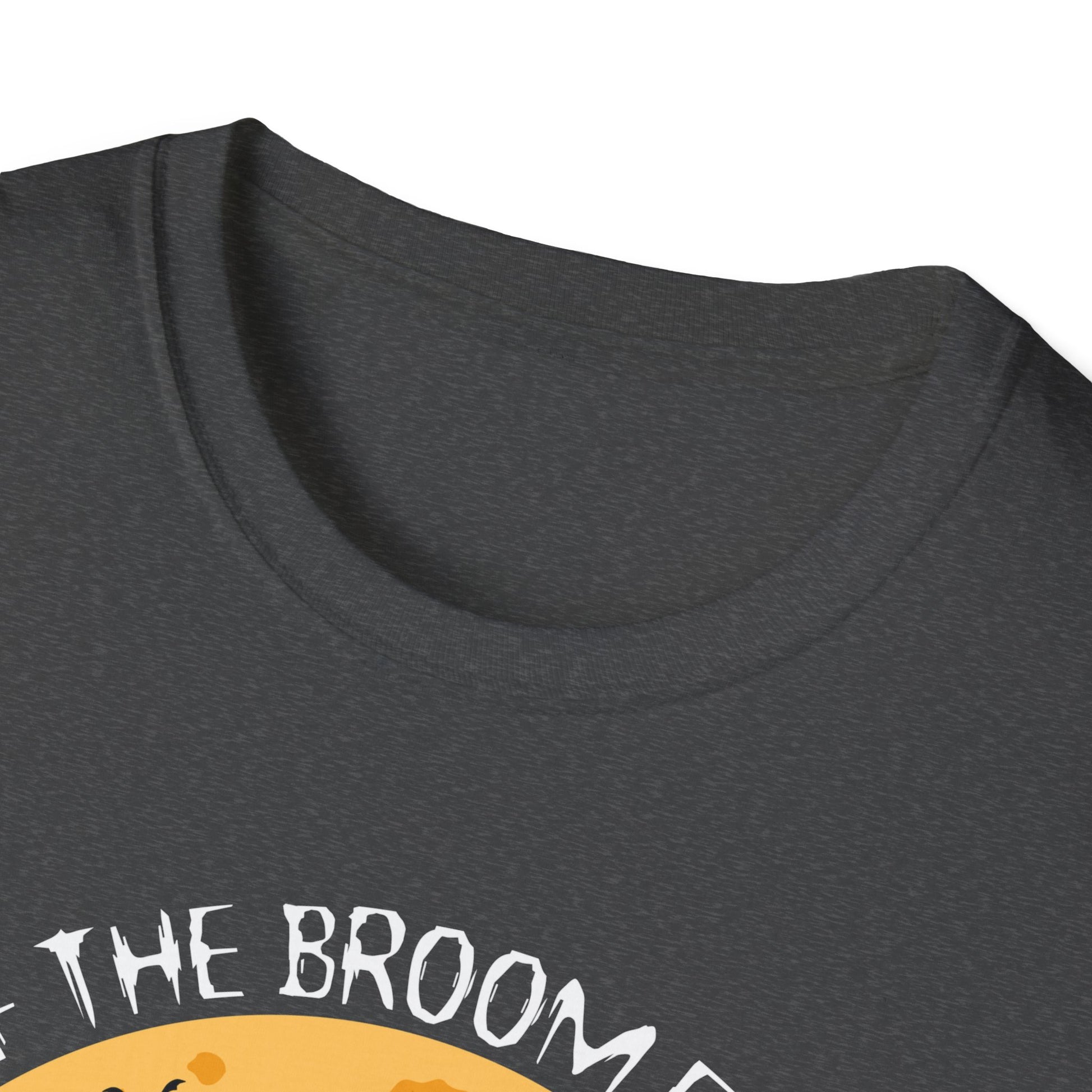 Halloween Witch T-Shirt — "If the Broom Fits, Ride It" Graphic Tee