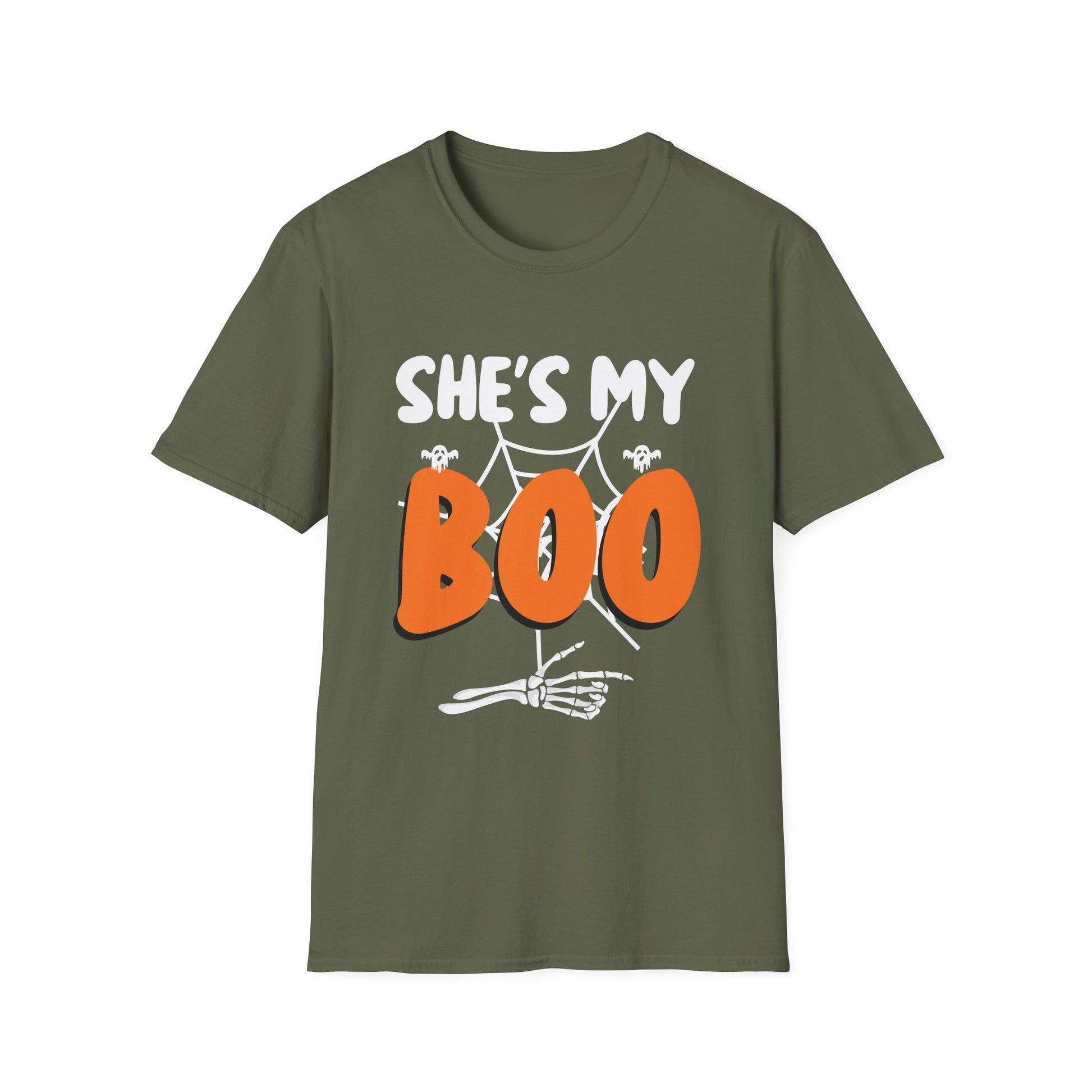 She’s My Boo Halloween T-Shirt — Cute Couples Costume Tee