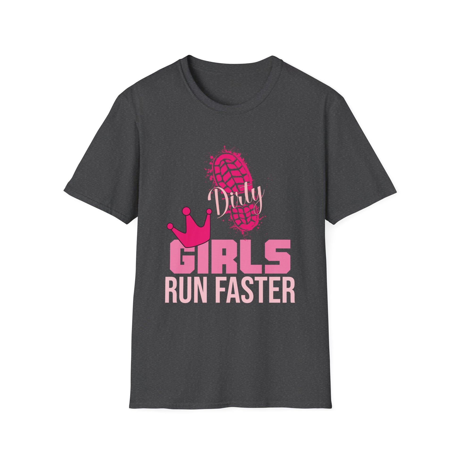 Mud Run Damen Dirty Girls Run Faster Running Gone Muddy Unisex T-Shirt