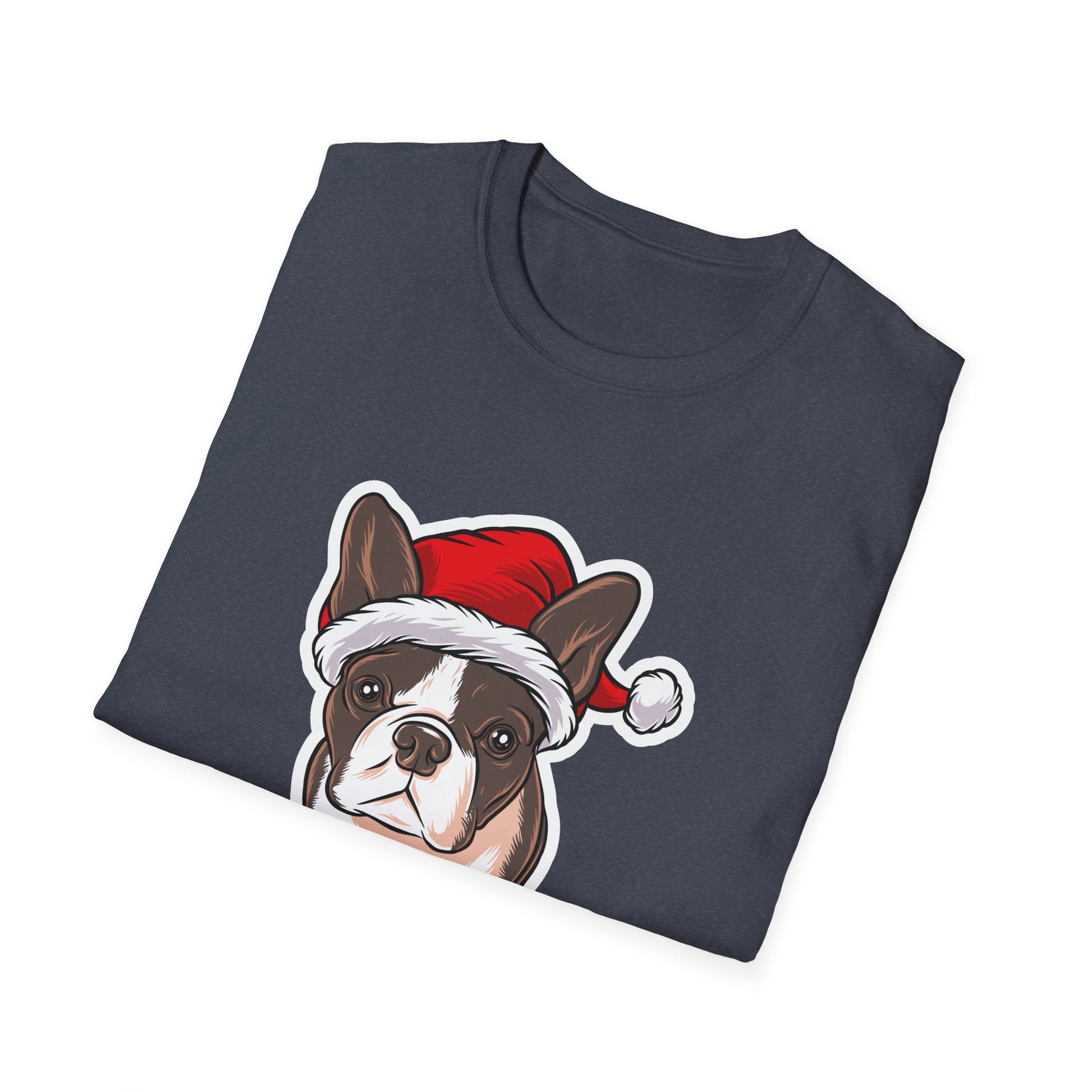 Christmas French Bulldog Outfit Santa Christmas Unisex T-Shirt