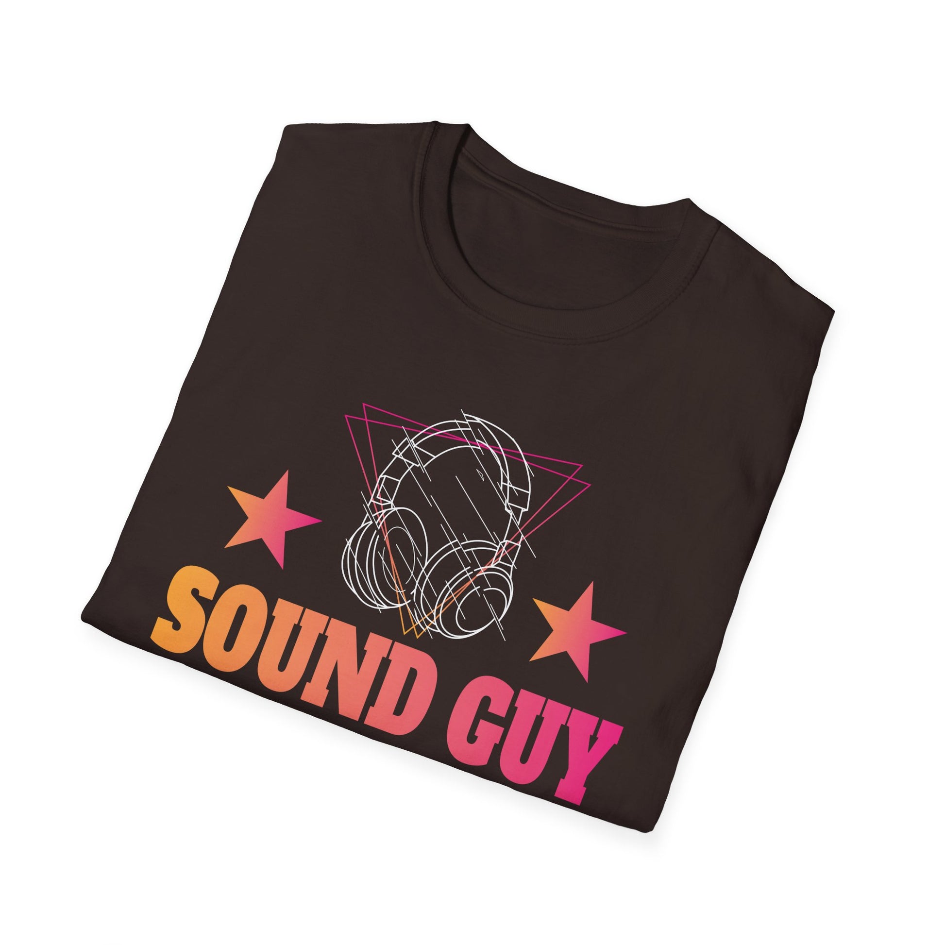 Sound Guy T-Shirt — Retro Headphones Tee for Audio Engineers & DJs