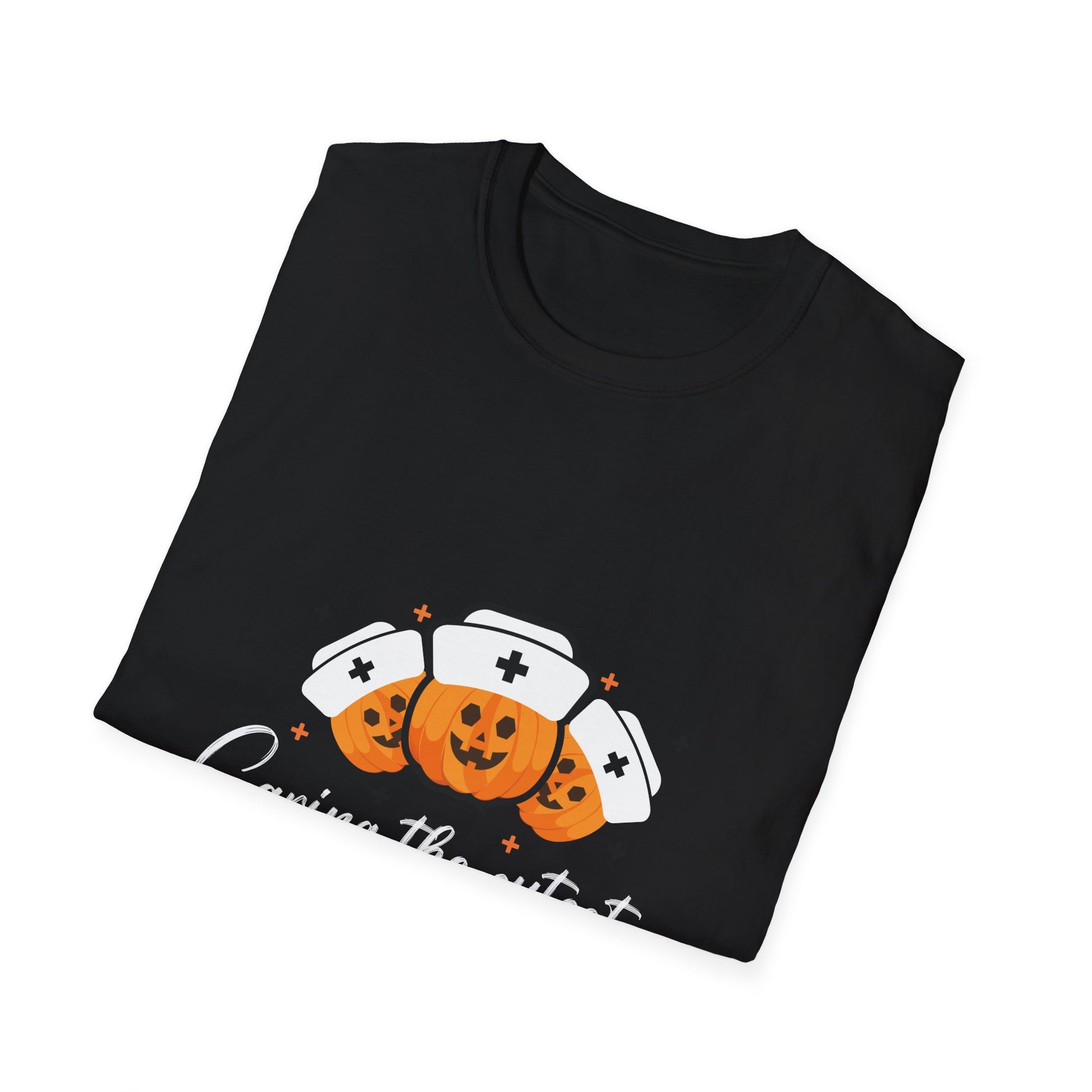 Pumpkin Nurse T-Shirt — Caring the Cutest Little Pumpkins Halloween Tee