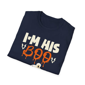 'M His Boo - Halloween Costume - Halloween TeeUnisex Softstyle T-Shirt