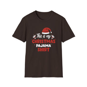 Christmas Pajama Shirt T-Shirt – “This Is My Christmas Pajama Shirt” Holiday Tee