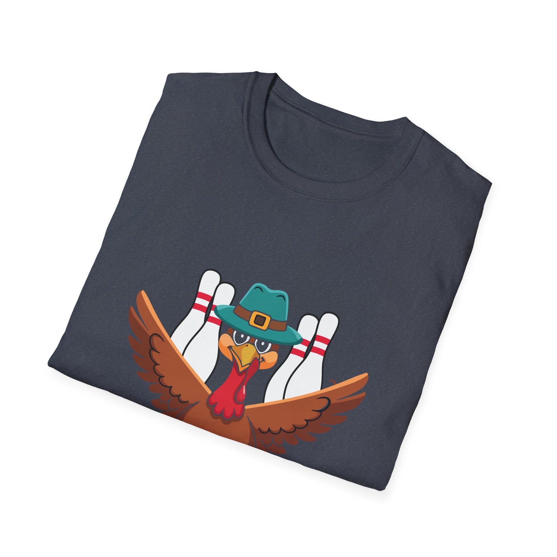 Thanksgiving Bowling Turkey  Unisex T-Shirt
