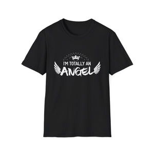 I'm Totally An Angel T-Shirt Funny Halloween Christmas gifts Unisex T-Shirt