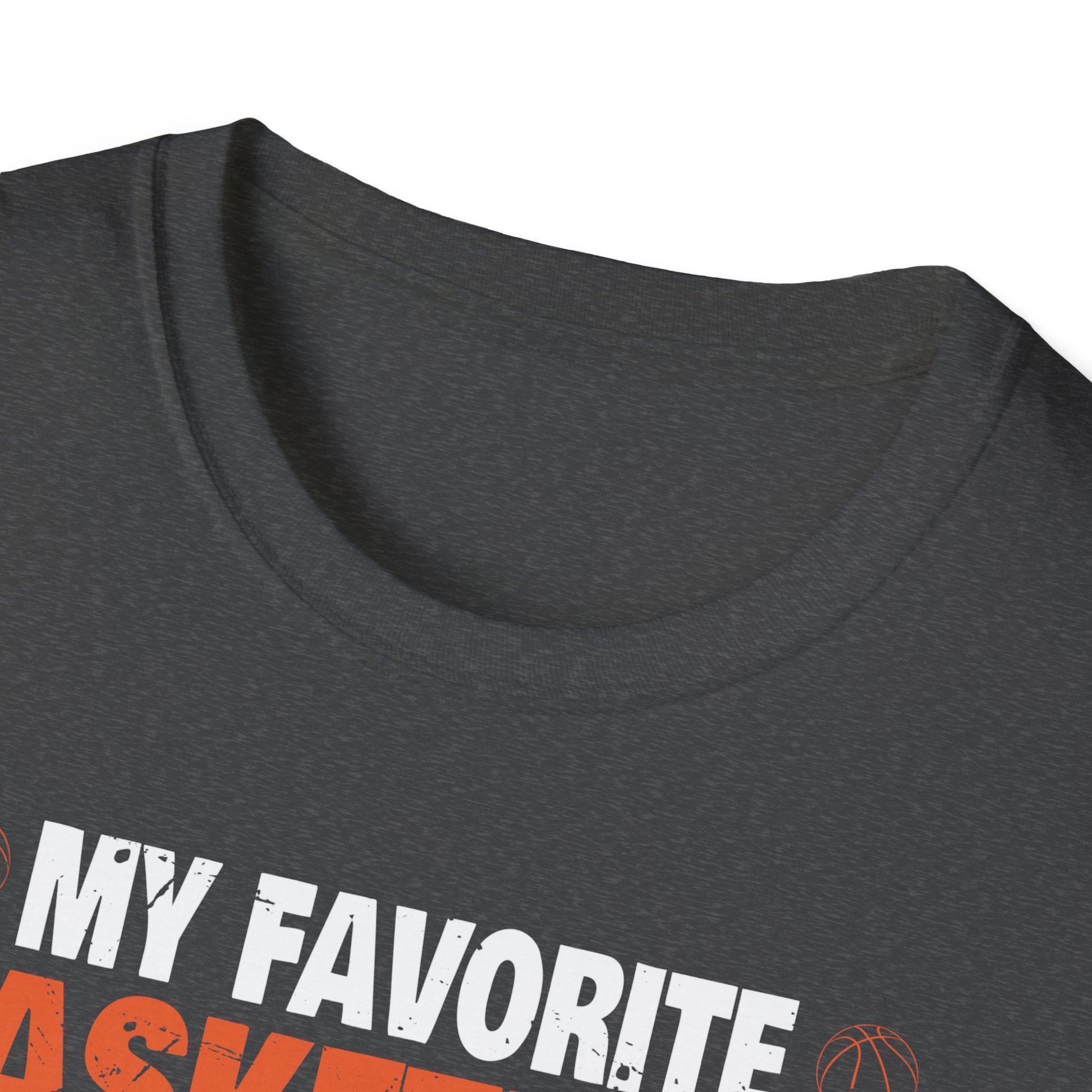My Favorite Basketball Player Calls Me Grammy USA Flag Unisex T-Shirt