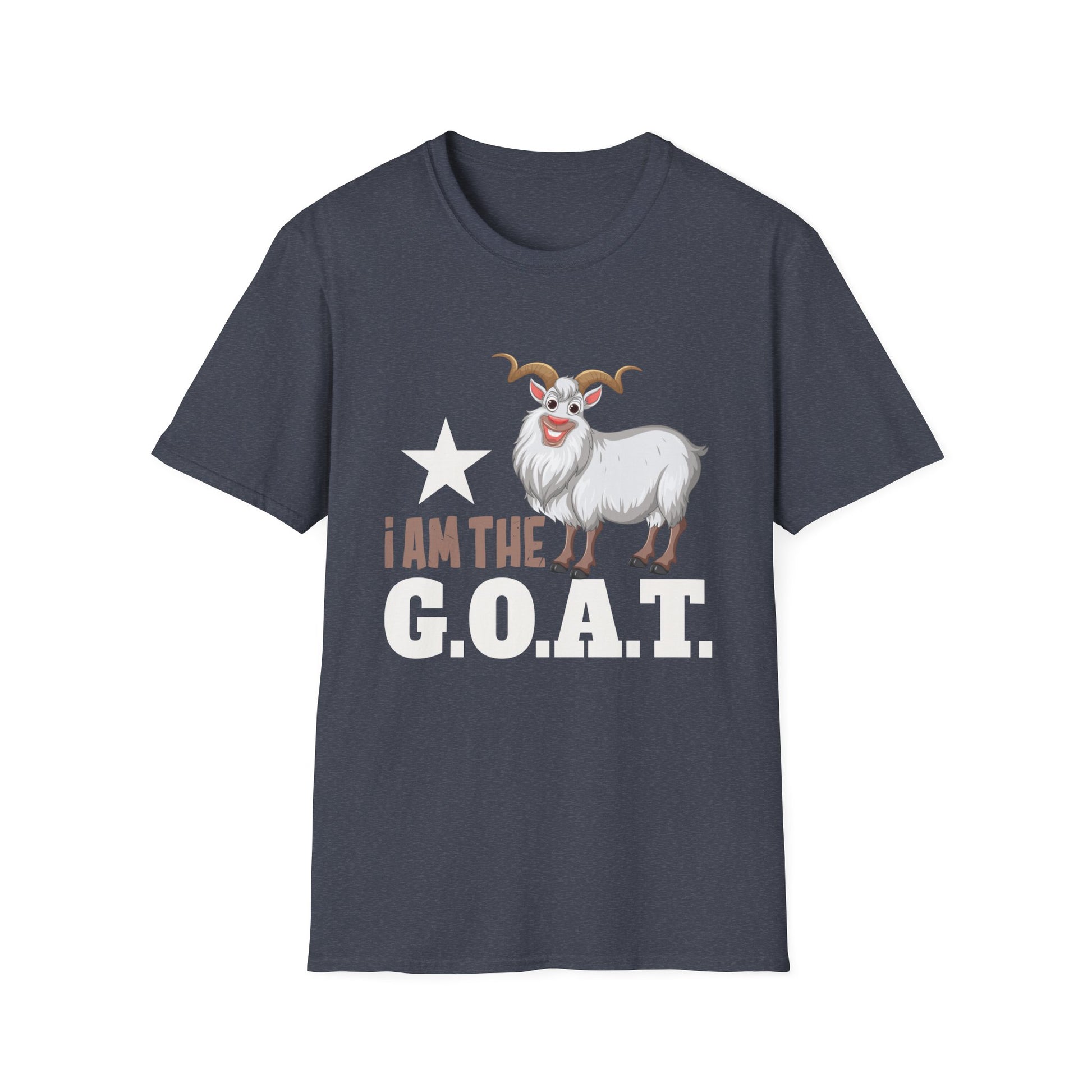 Unisex G.O.A.T. T-Shirt, Funny Goat Shirt, Animal Lover Gift, Casual Tee, Birthday Present, Goats Gift