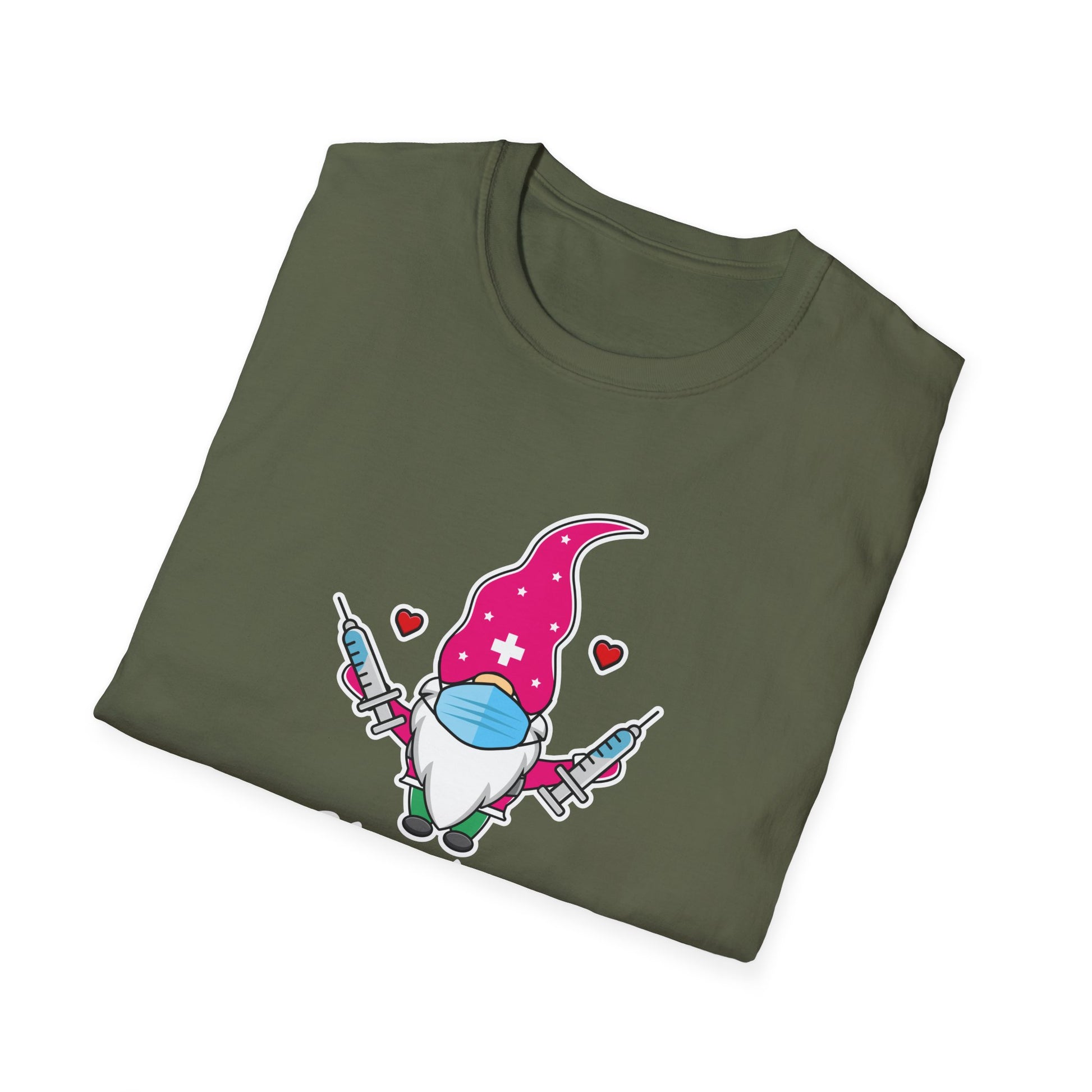 Christmas Nurse squad Funny Christmas Gnome Unisex T-Shirt