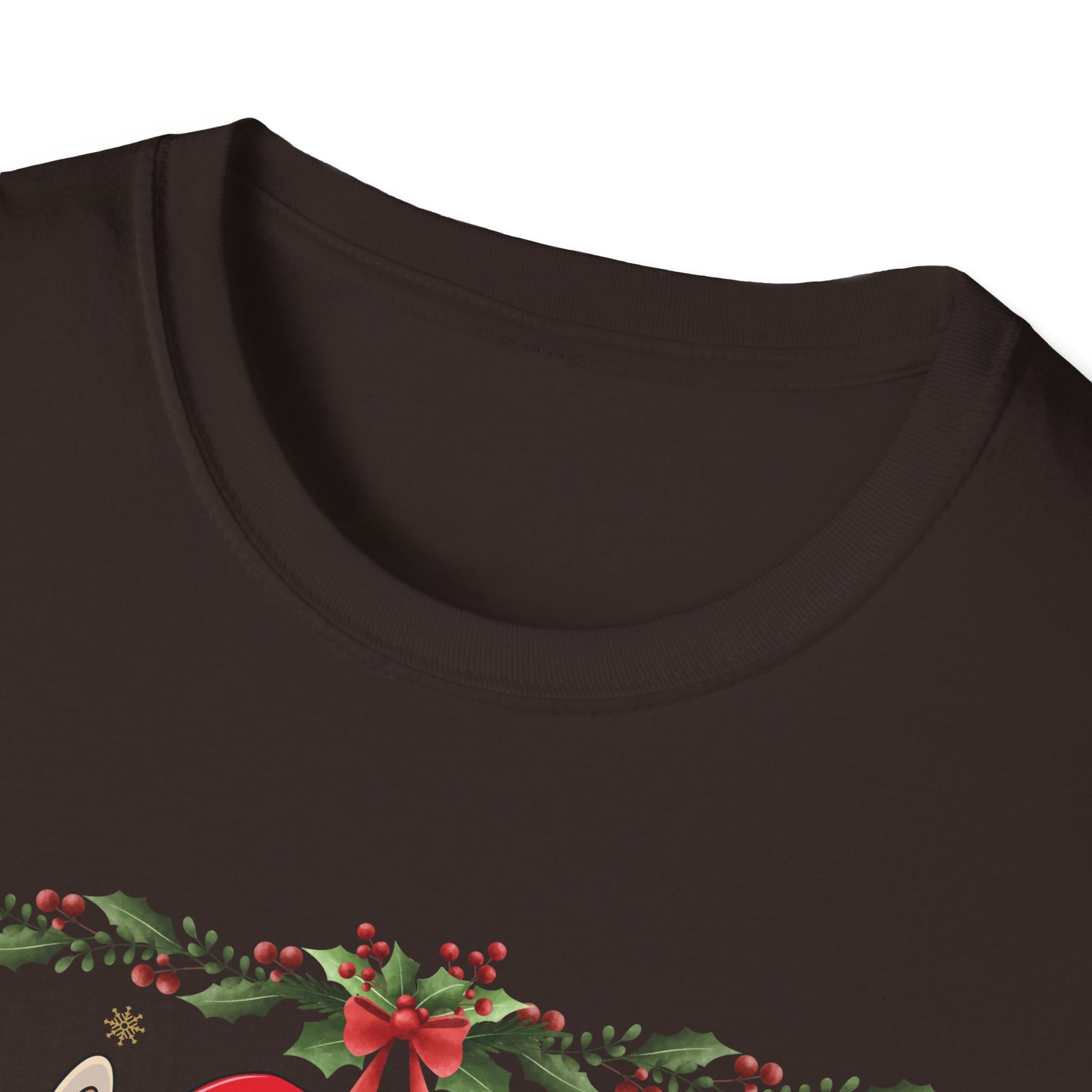 Christmas Llama T-Shirt — Festive Holiday Alpaca with Lights & Tree
