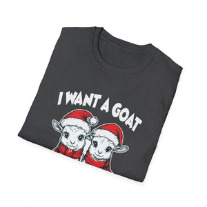 Christmas Goat Goats for All Christmas Goats Unisex T-Shirt