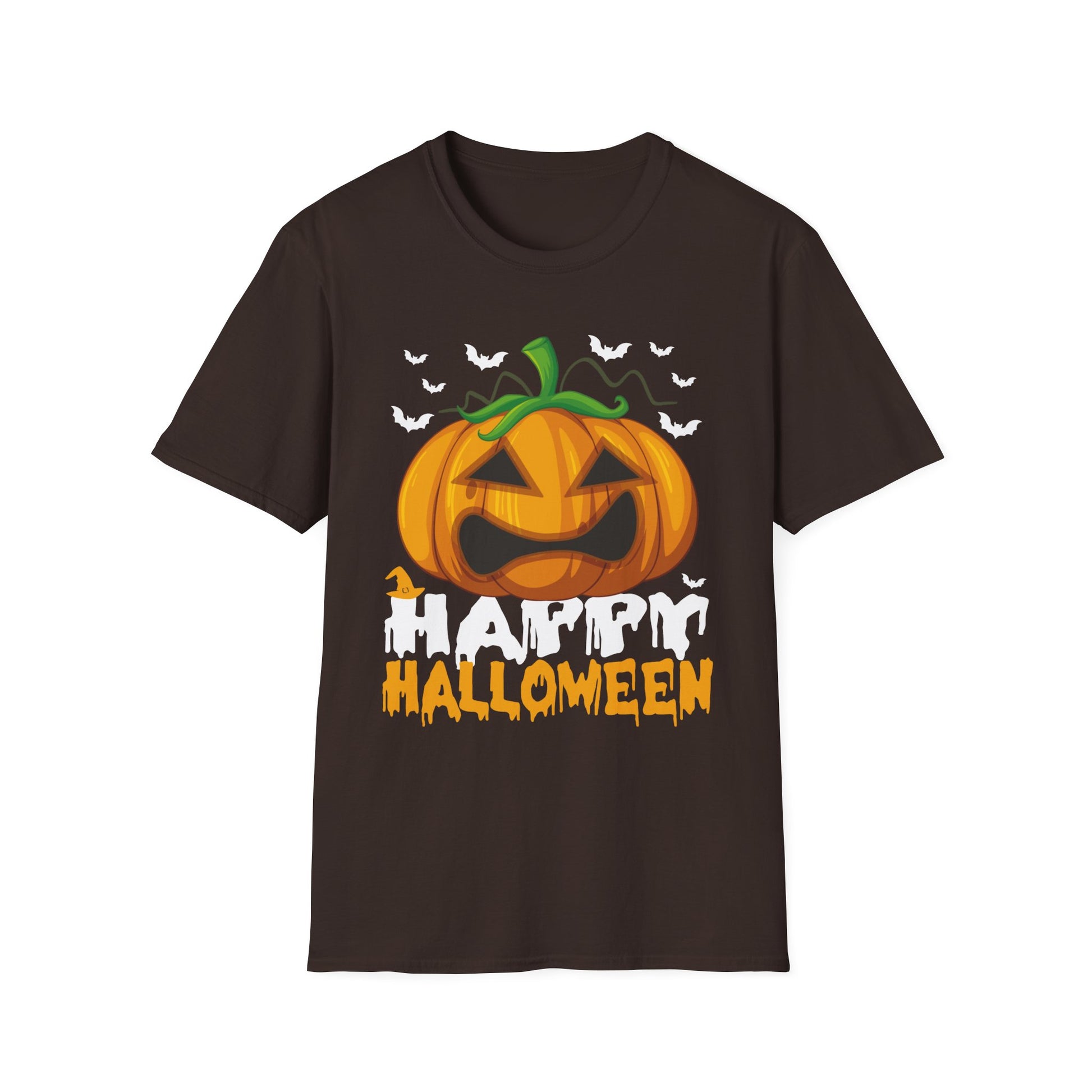Happy Halloween Scary Pumpkin Halloween Costume Ghost TeeUnisex Softstyle T-Shirt