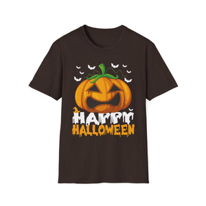 Happy Halloween Scary Pumpkin Halloween Costume Ghost TeeUnisex Softstyle T-Shirt