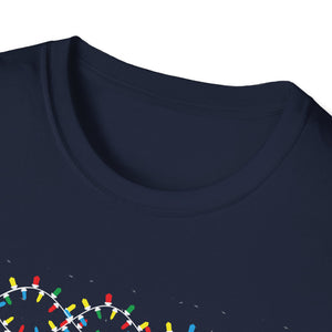 Christmas Lighting Engineer T-Shirt — Funny Holiday Lights Tee for Electricians
