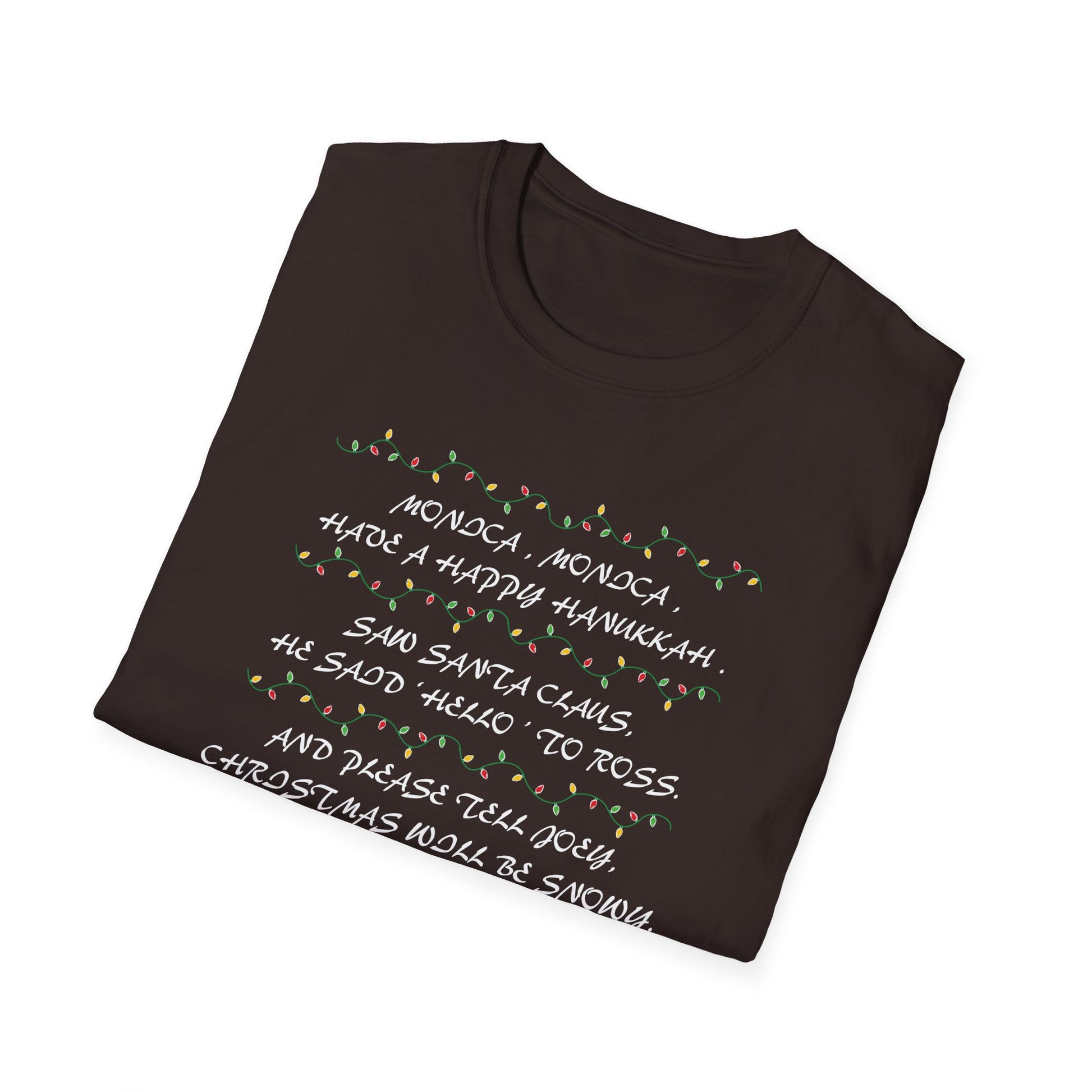 Christmas Carol Lyrics T-Shirt — 'Deck the Halls' Holiday Graphic Tee