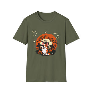 Funny Halloween Dog tee Corgi Halloween Tee