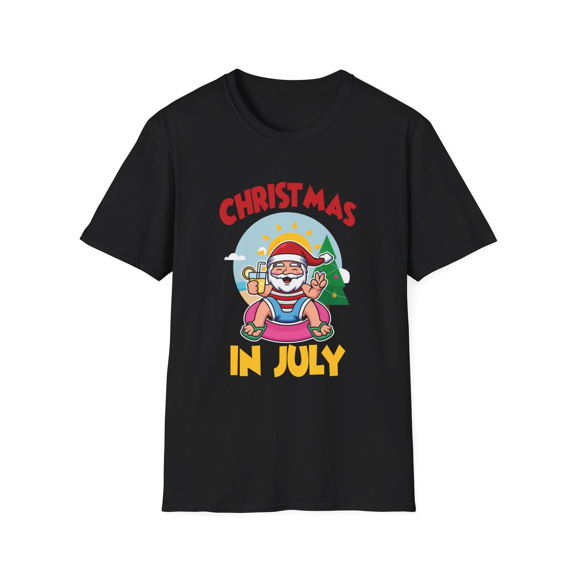 Christmas in July funny santa xmas for Sommer Christmas Unisex T-Shirt