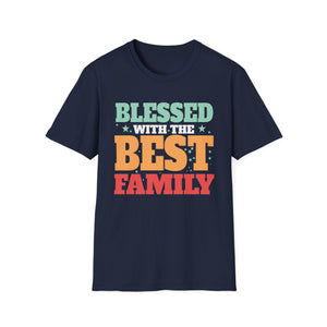 Blessed With The Best Family T-Shirt — Retro Family Pride Tee