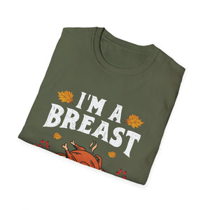 I'm A Breast Man T-Shirt — Funny Thanksgiving Turkey Tee