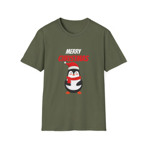 Christmas Penguin T-Shirt — Merry Christmas Cute Holiday Tee