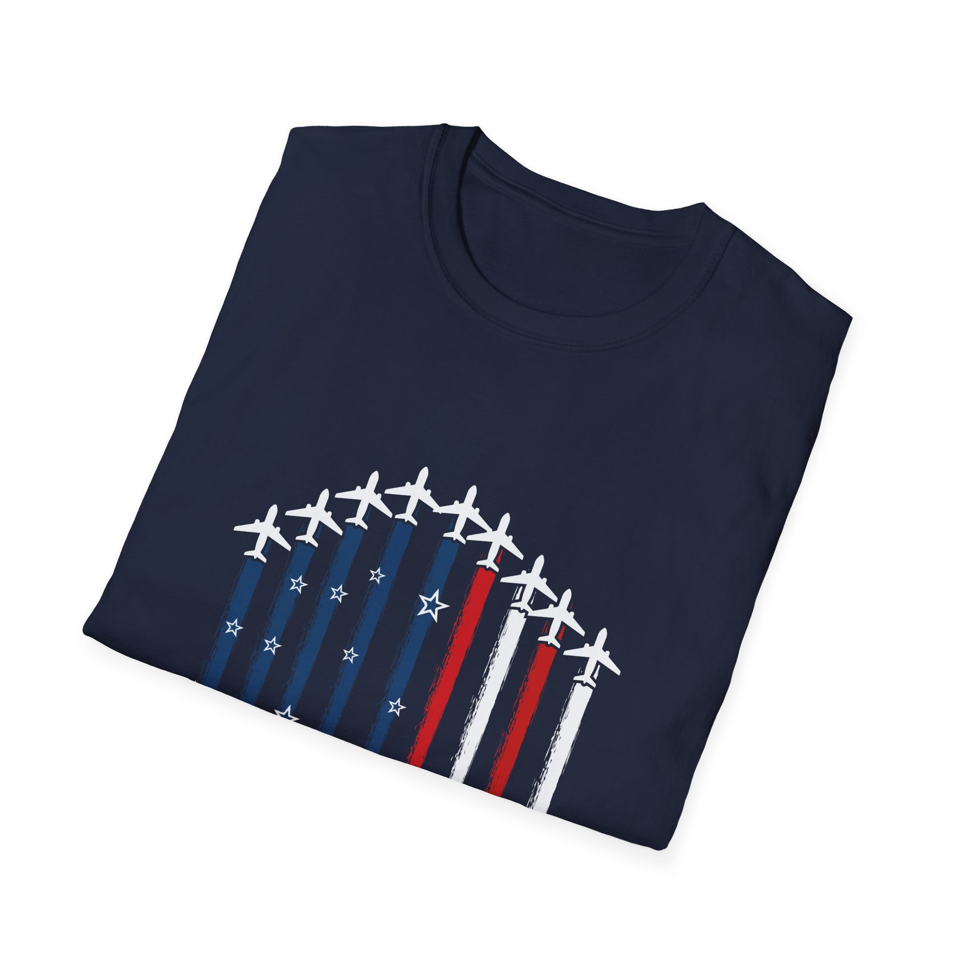 Patriotic Airplane Flag T-Shirt