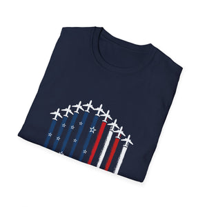 Patriotic Airplane Flag T-Shirt