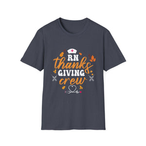 Thanksgiving Crew RN T-Shirt for Nurses  Unisex T-Shirt