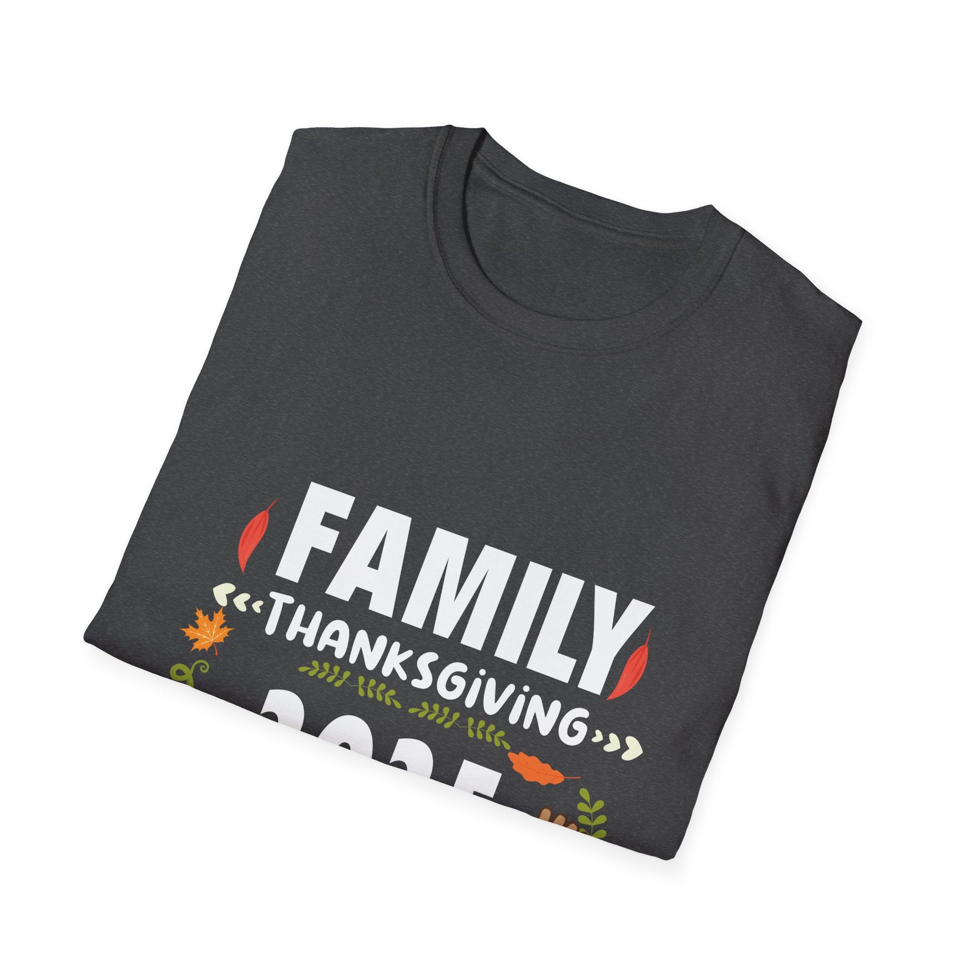 Family Thanksgiving 2025 T-Shirt — "Thankful for My Tribe" Holiday Tee  Unisex T-Shirt