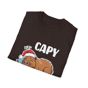 Capybara Christmas Unisex T-Shirt