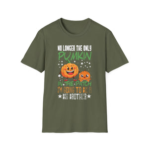 Pumpkin Patch Big Brother T-Shirt — 'No Longer the Only Pumpkin in the Patch' Fall Pregnancy Announcement Tee