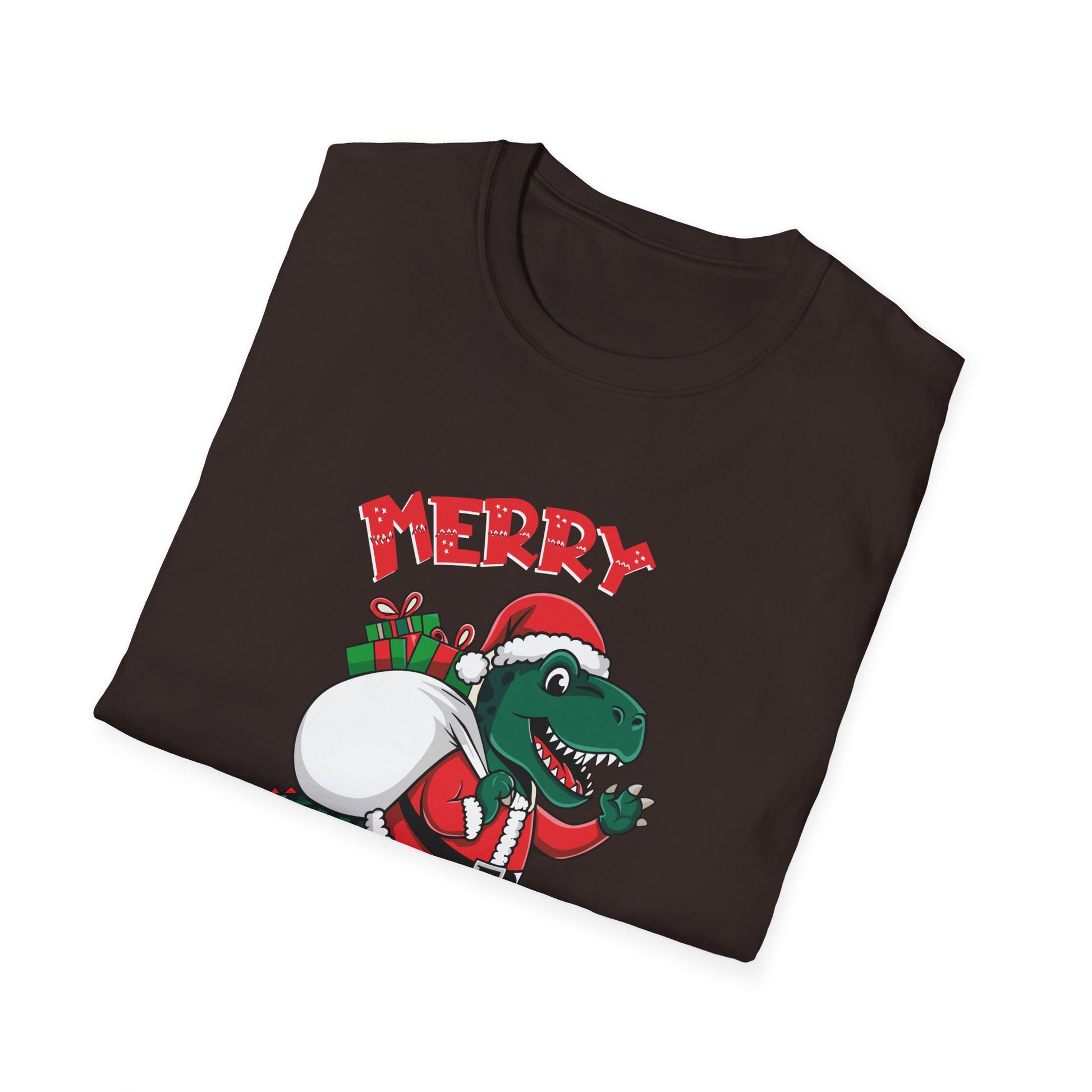 Christmas Dinosaur_ Xmas Christmas_ Ugly Christmas Elf Unisex T-Shirt