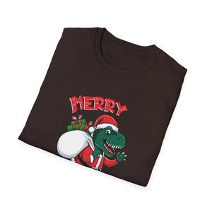 Christmas Dinosaur_ Xmas Christmas_ Ugly Christmas Elf Unisex T-Shirt