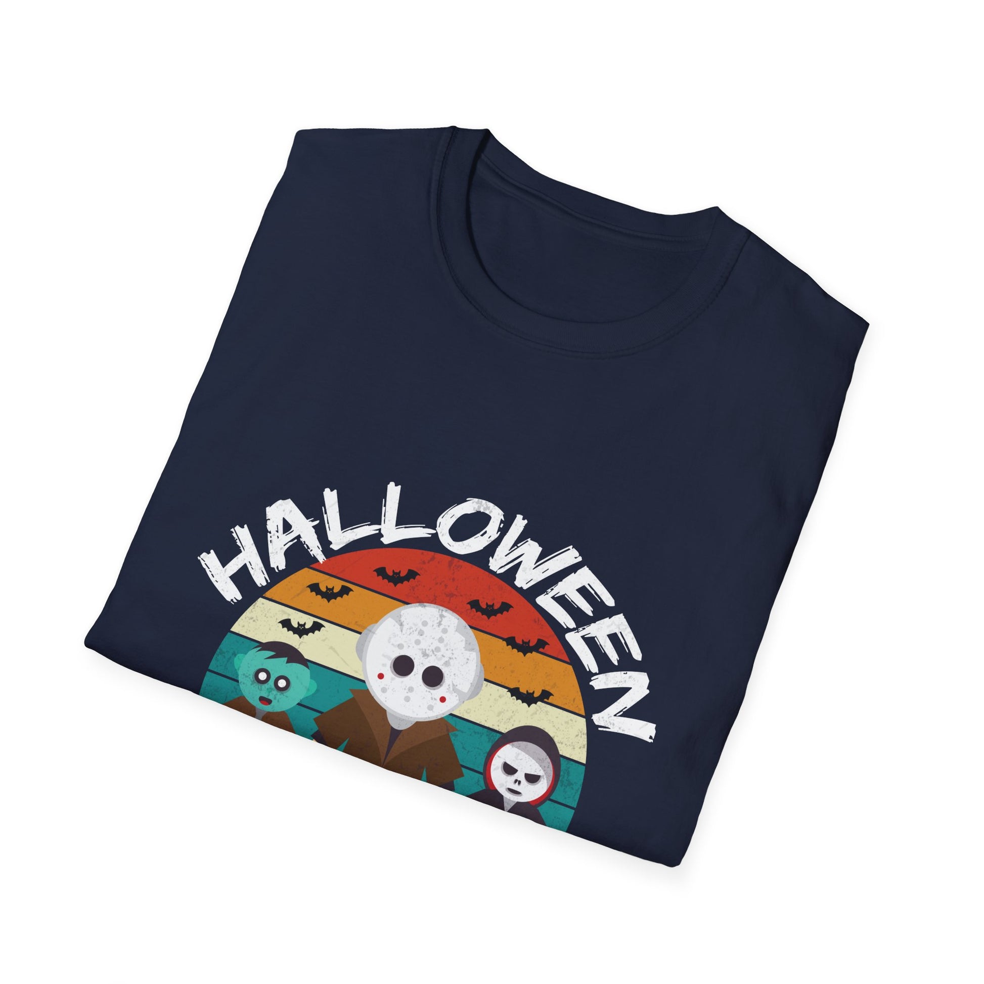 Halloween Squad T-Shirt — Cute Retro Horror Characters Tee