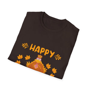 Thanksgiving Turkey T-Shirt — Happy Thanksgiving Cute Fall Tee  Unisex T-Shirt