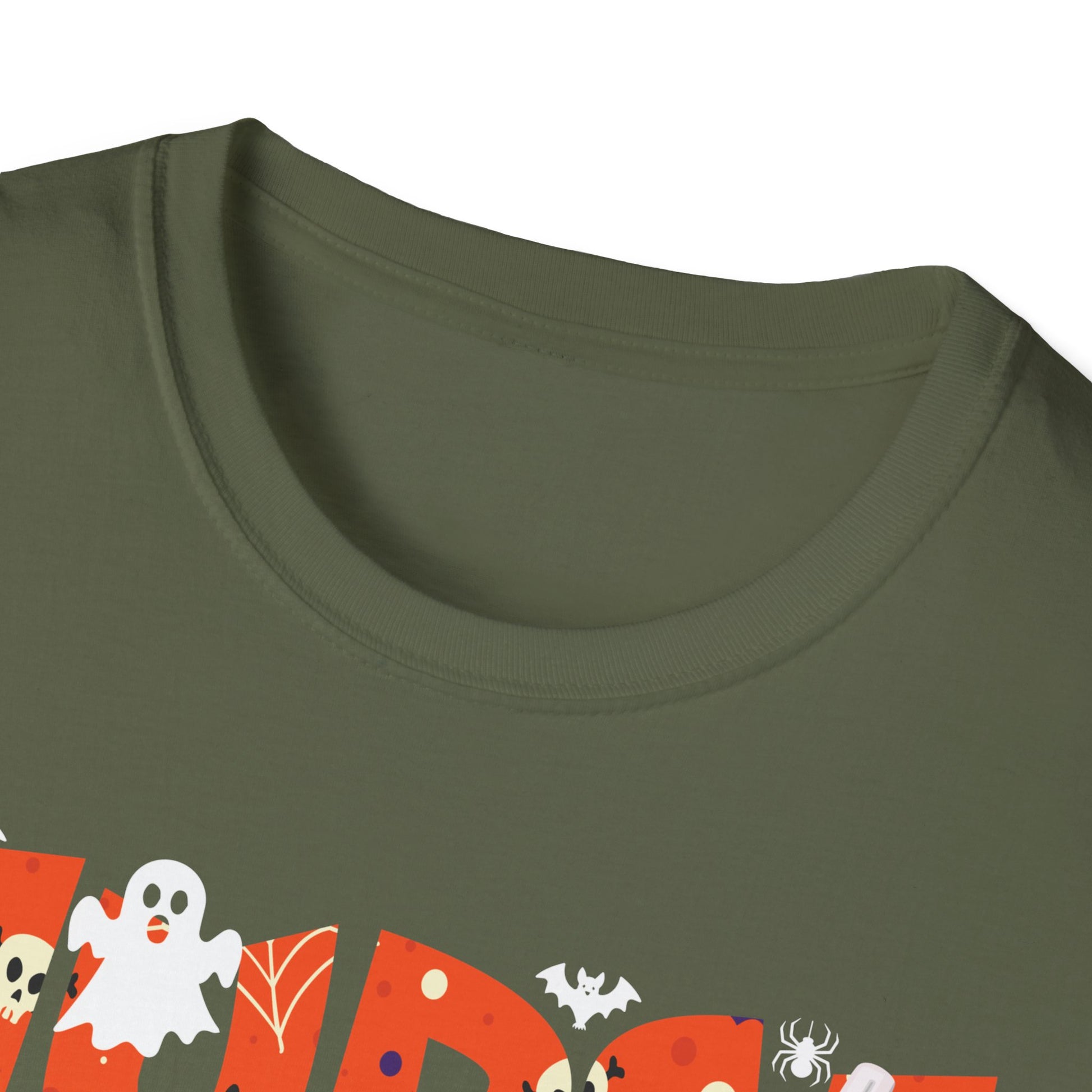 Nurse Halloween T-Shirt — Cute Ghosts & Pumpkin Medical Tee