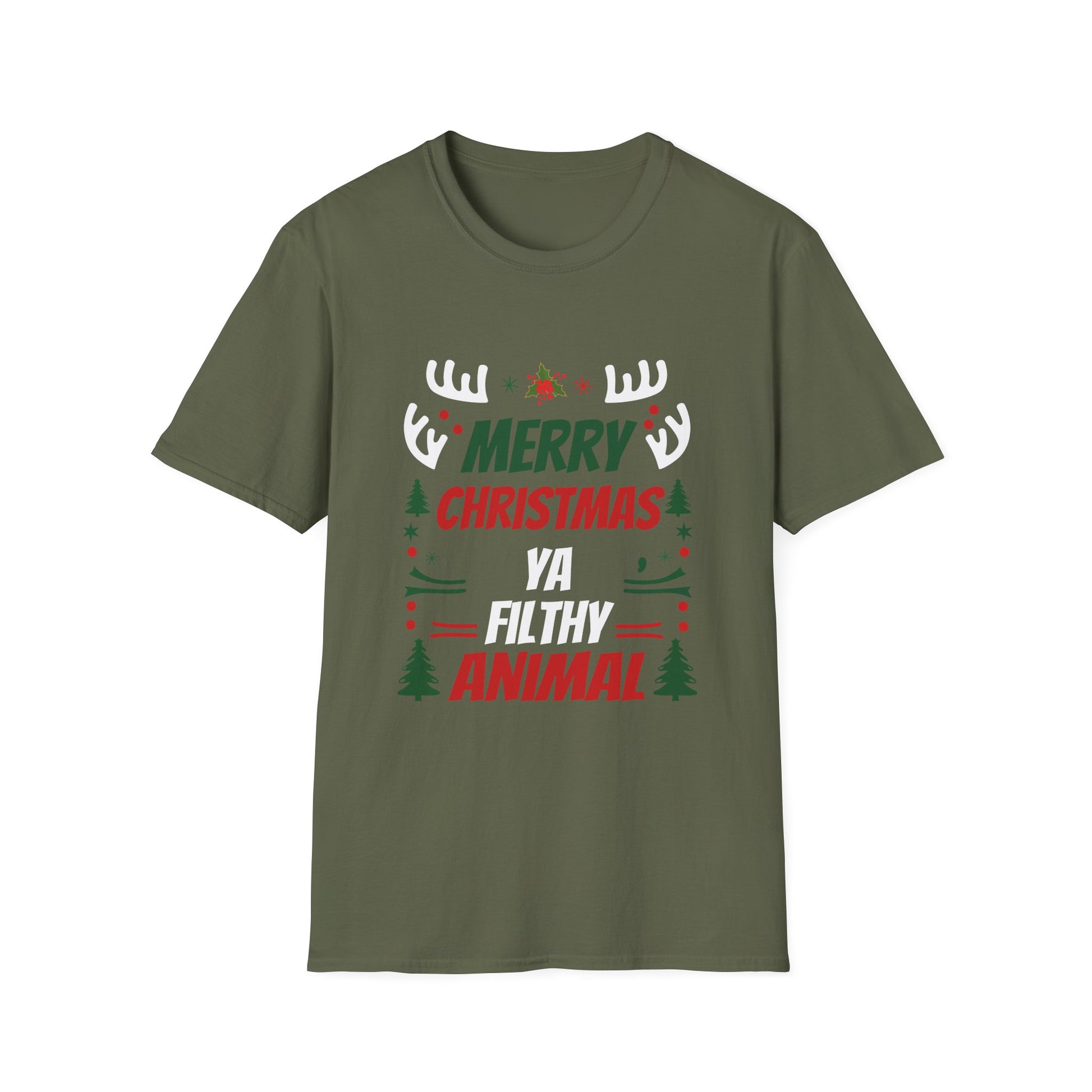 Merry Christmas Animal Filthy Ya Unisex T-Shirt