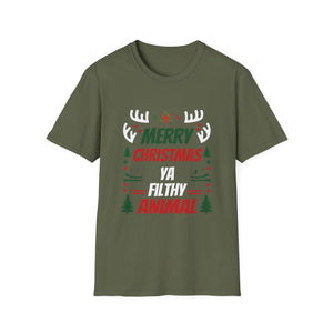 Merry Christmas Animal Filthy Ya Unisex T-Shirt