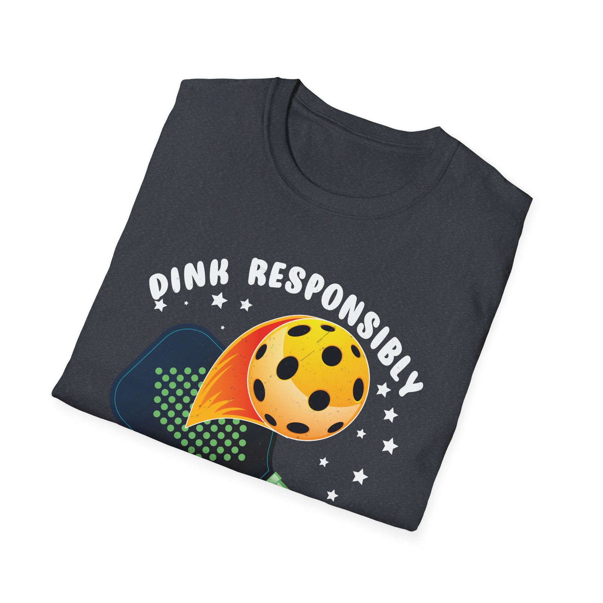funny vintage dink responsibly don't get smashed pickleball Unisex T-Shirt
